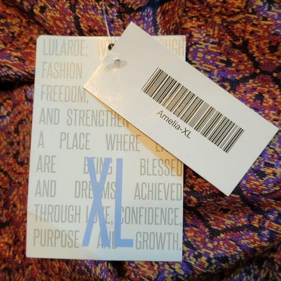 LulaRoe Women's "Amelia" Dress, Size Extra Large, NWT - Picture 3 of 5